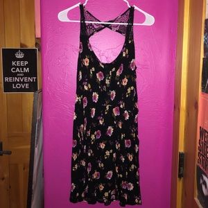 Black Floral Dress
